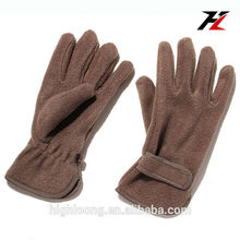 Guantes de cuero de cabra caliente invierno